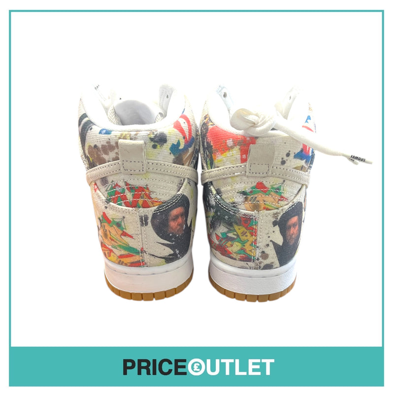 Nike - SB Dunk High OG QS - White & Multi Colour - FD8778 100 - Size UK 7.5 - BRAND NEW WITH BOX
