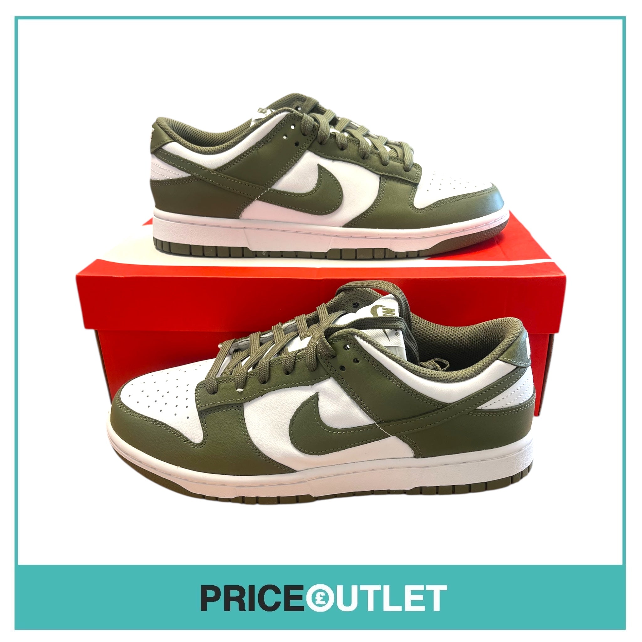 Nike - W Dunk Low - DD1503 120 - Green - Size UK 8.5 - BRAND NEW WITH BOX (Slight Damage)