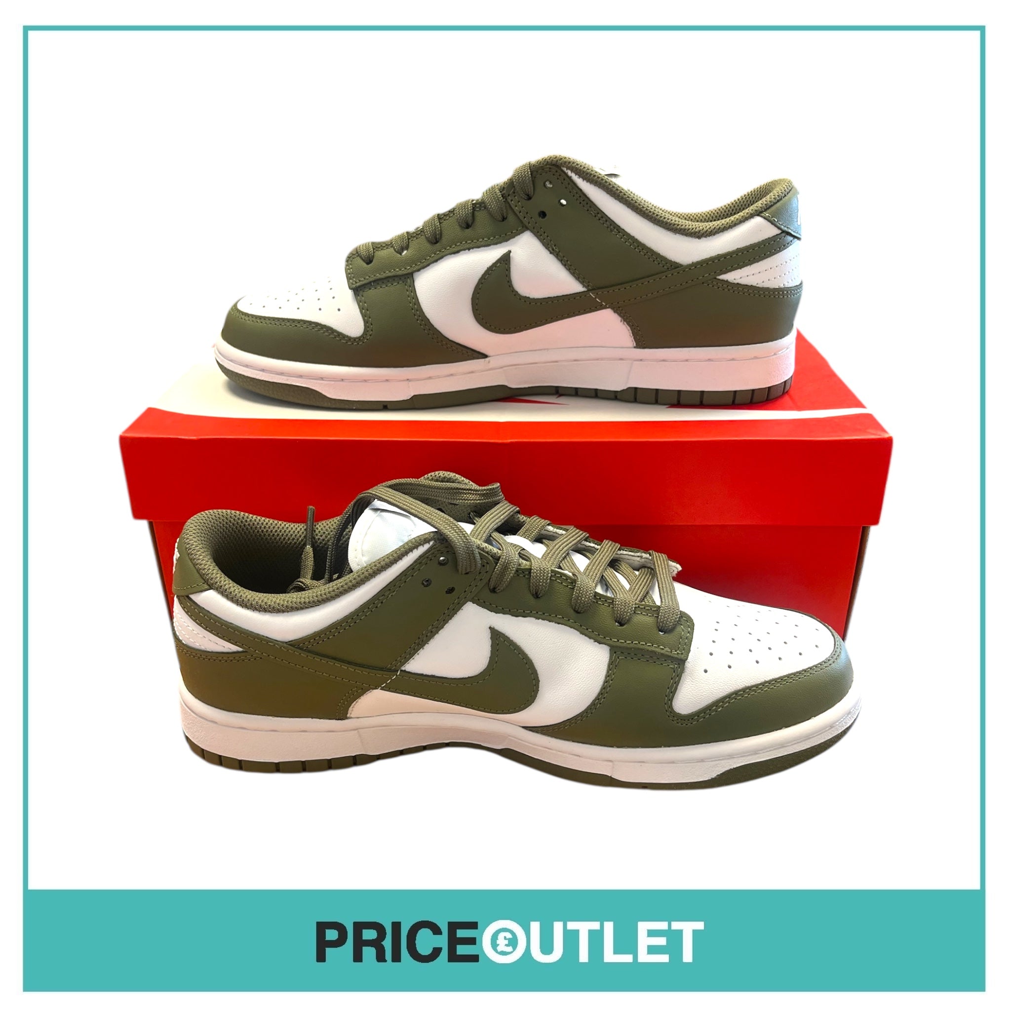 Nike - W Dunk Low - DD1503 120 - Green - Size UK 8.5 - BRAND NEW WITH BOX (Slight Damage)