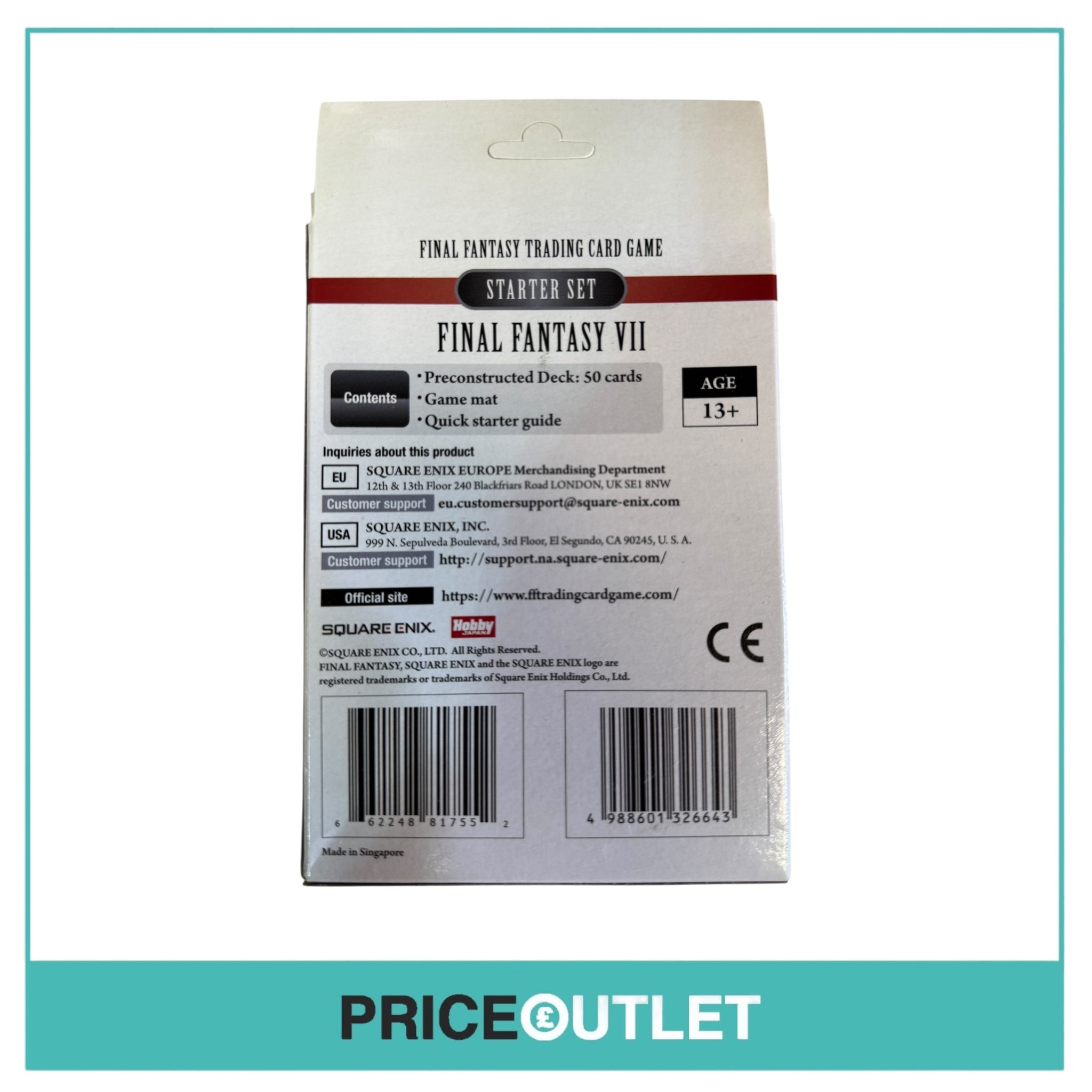 Final Fantasy VII TCG - Starter Set - English - Brand New