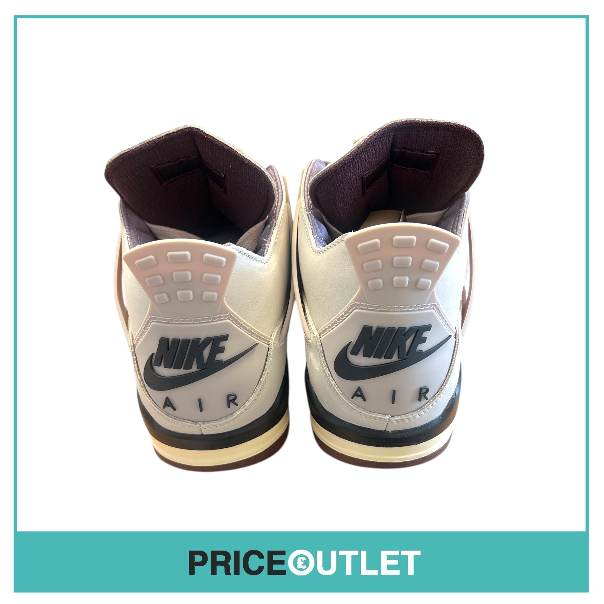 A Ma Maniére x Air Jordan 4 Retro OG SP Fossil Stone - UK 8.5 - BRAND NEW WITH BOX (Slight Damage)