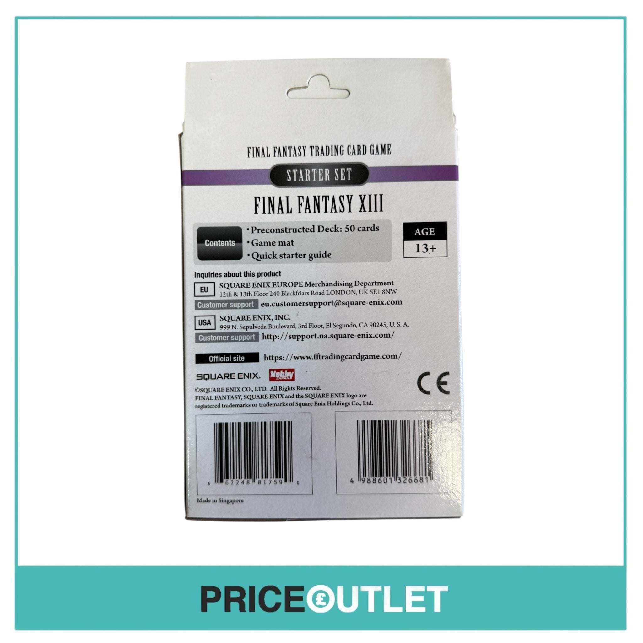 Final Fantasy XIII TCG - Starter Set - English - Brand New