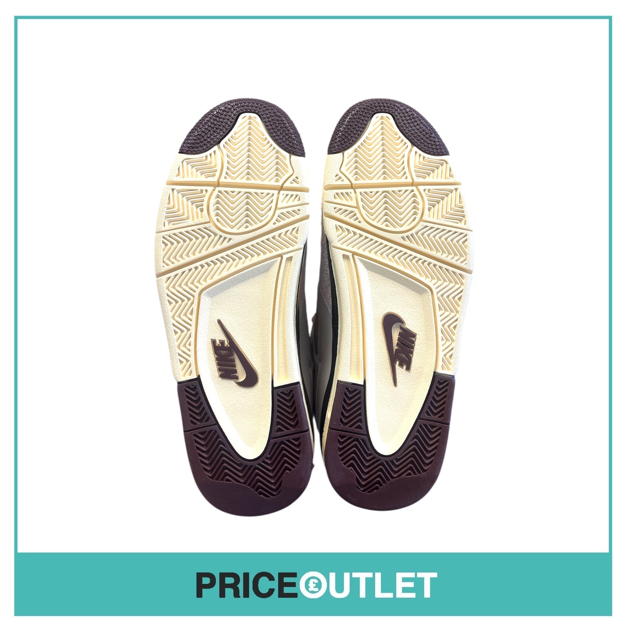 A Ma Maniére x Air Jordan 4 Retro OG SP Fossil Stone - UK 8.5 - BRAND NEW WITH BOX (Slight Damage)