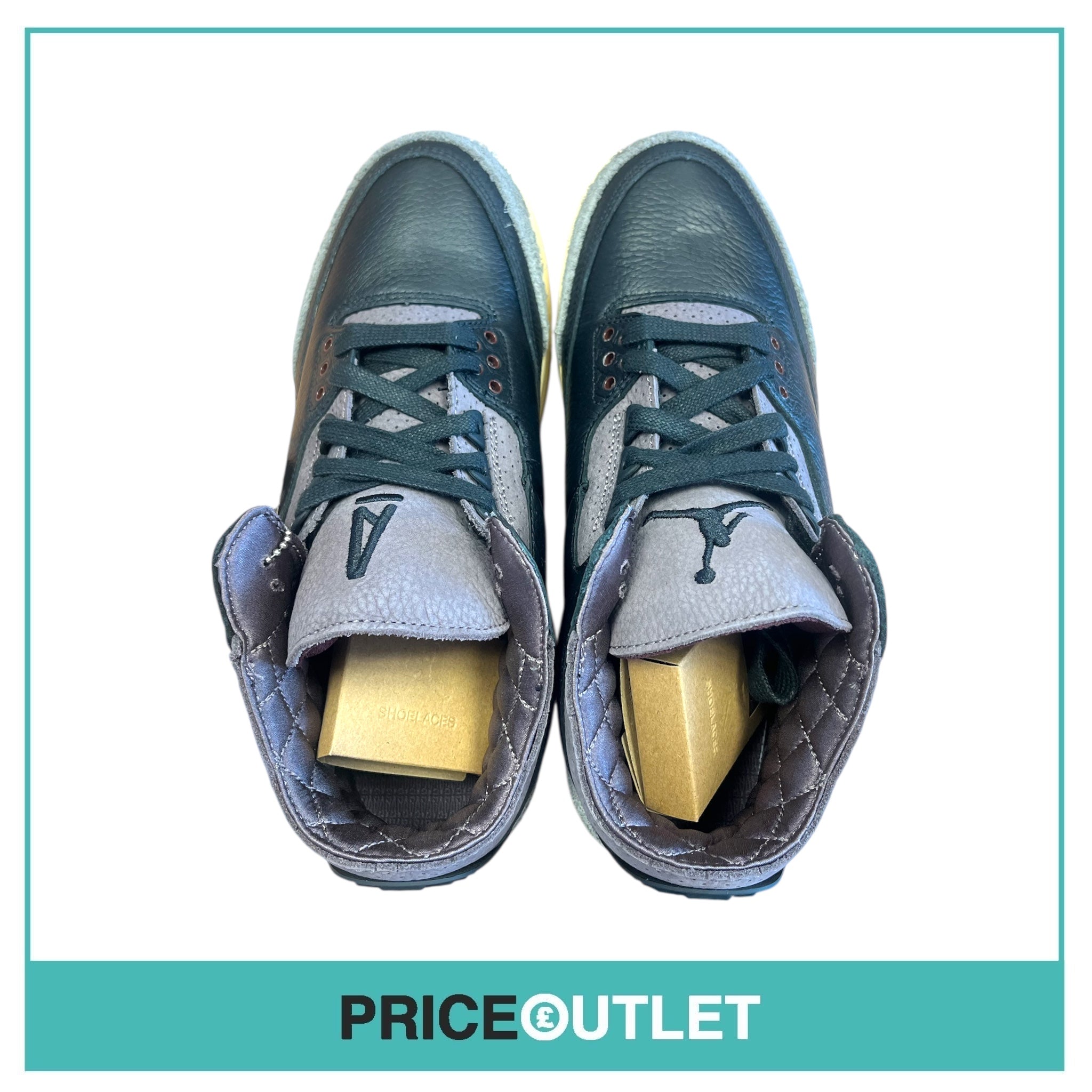 A Ma Maniére x Air Jordan 3 Black Flat Pewter - UK 7