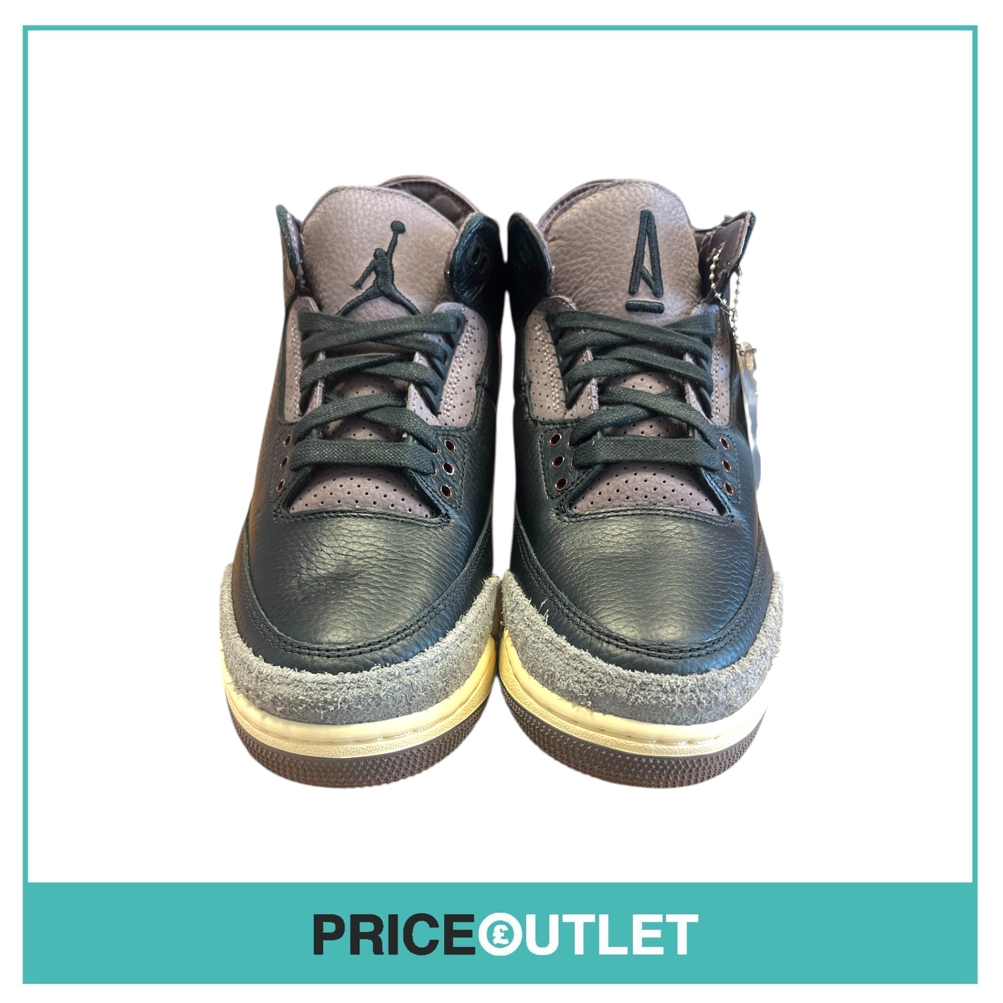 A Ma Maniére x Air Jordan 3 Black Flat Pewter - UK 7