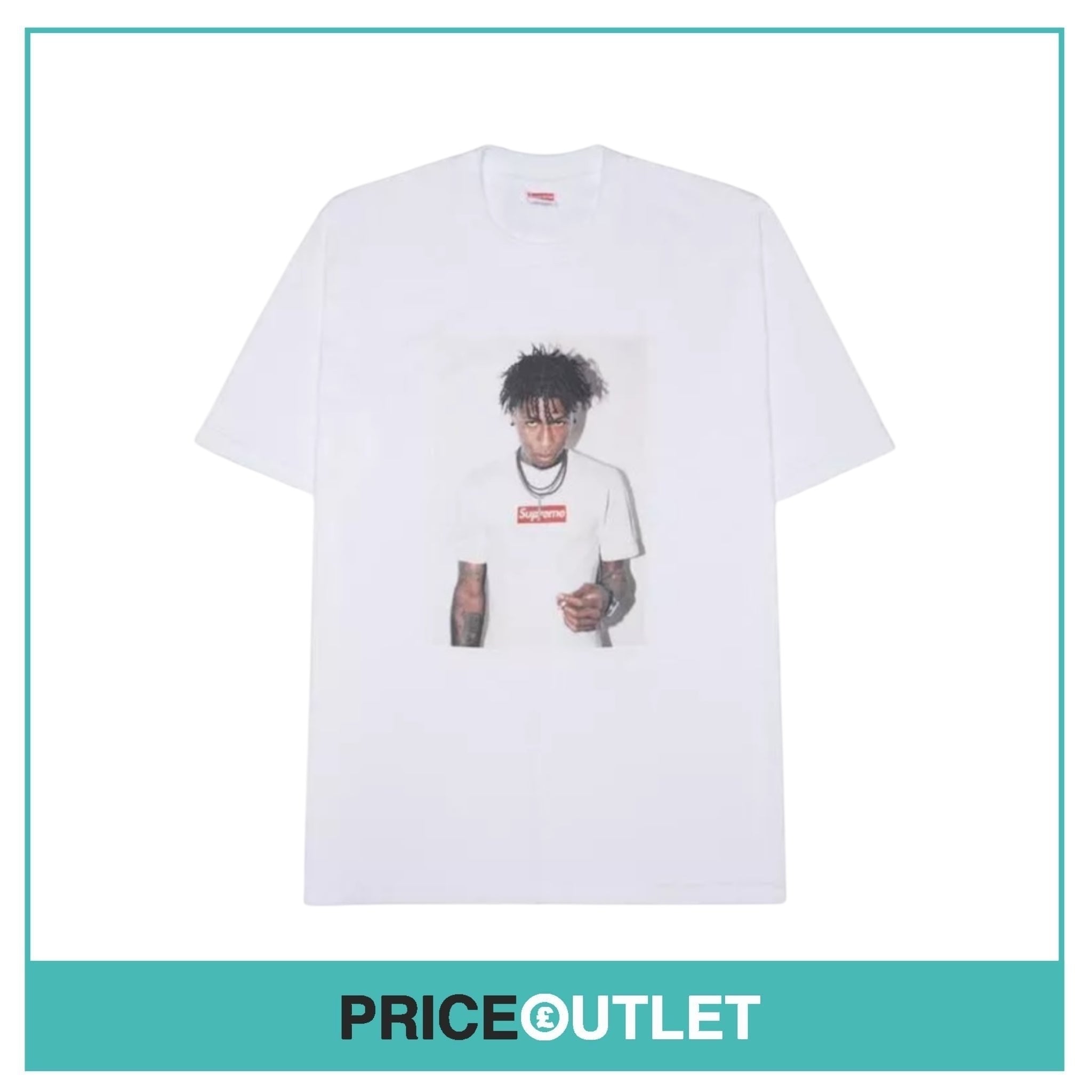 Supreme x NBA - Youngboy Photo Tee FW23 - Men's Size XL In White - BRAND NEW & SEALED