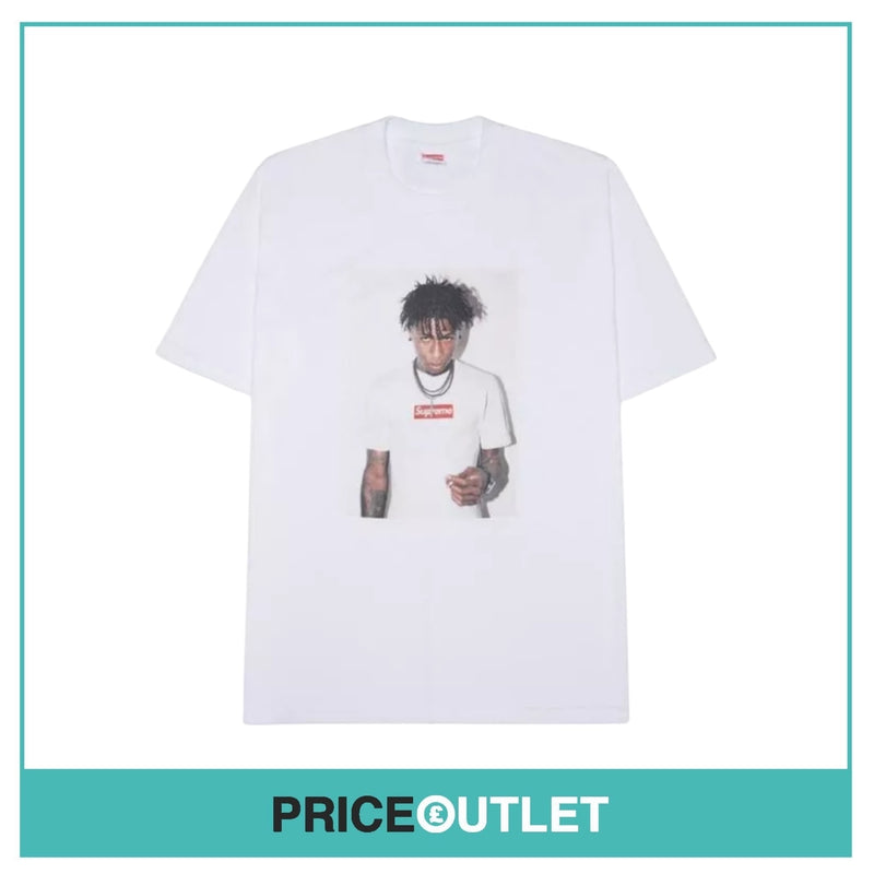 Supreme x NBA - Youngboy Photo Tee FW23 - Men's Size M In White - BRAND NEW & SEALED