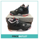 Nike - Air Jordan 4 Retro - Black, Fire Red & Cement Grey - Size UK 8 - BRAND NEW WITH BOX