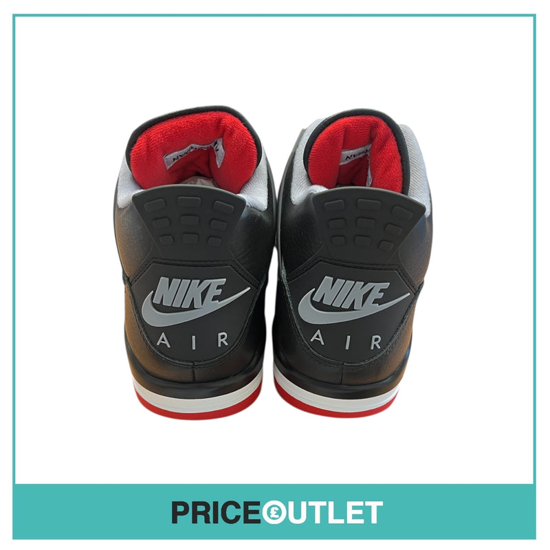 Nike - Air Jordan 4 Retro - Black, Fire Red & Cement Grey - Size UK 9 - BRAND NEW WITH BOX