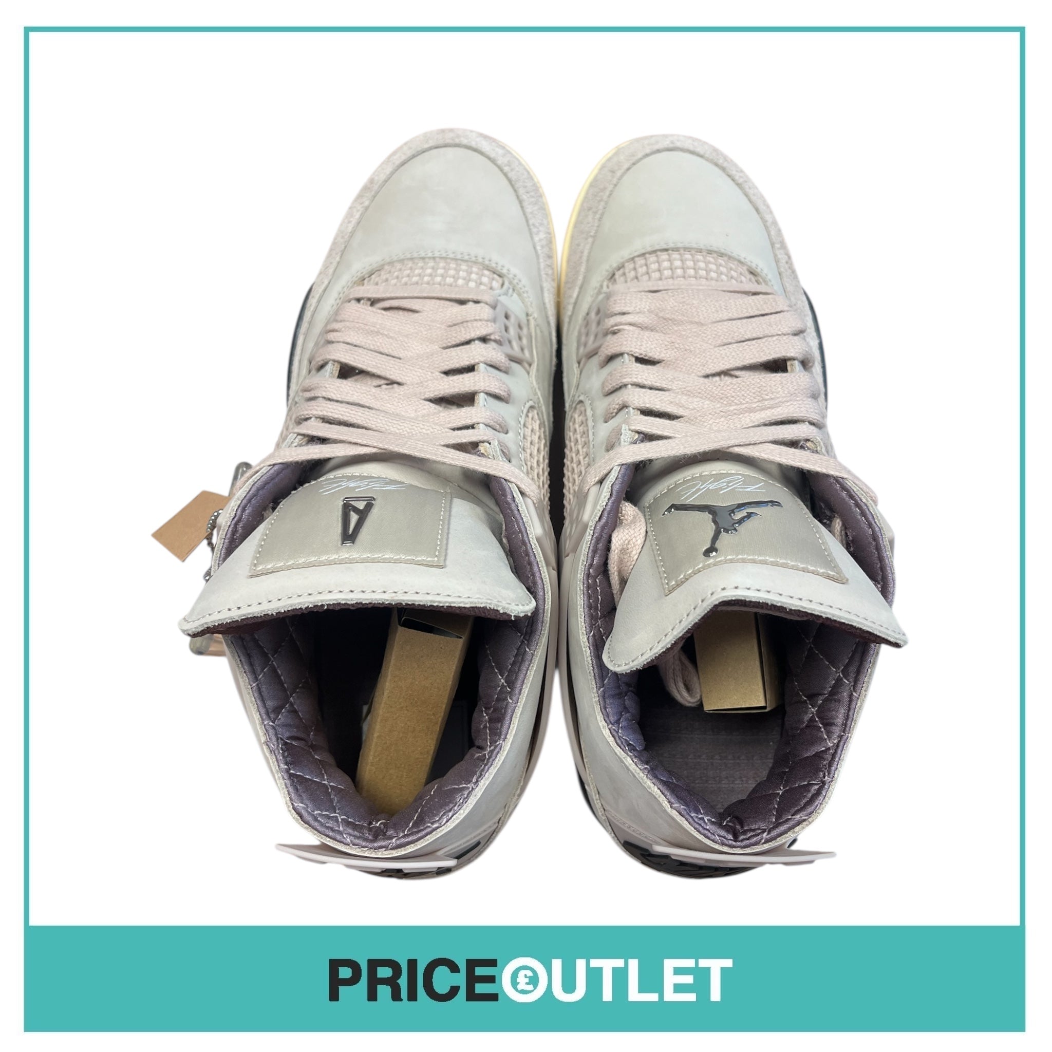 A Ma Maniére x Air Jordan 4 Retro OG SP Fossil Stone - UK 8 - BRAND NEW WITH BOX