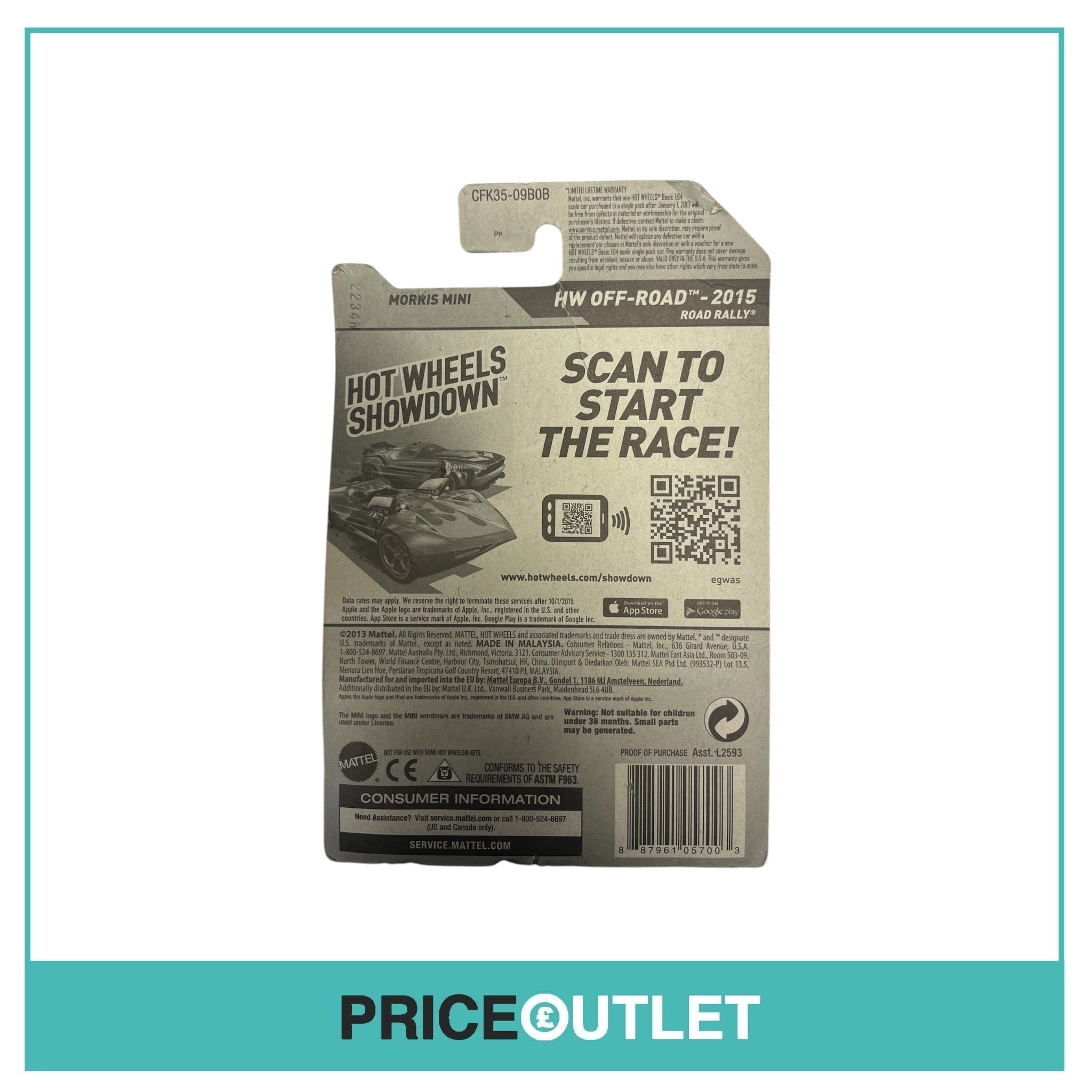 Hot Wheels - HW Off-Road - Morris Mini - Damaged