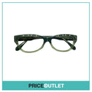Clear Lens Green Patterned Glasses RRP £325