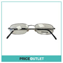 Clear Lens Silver Frame Glasses RRP £325