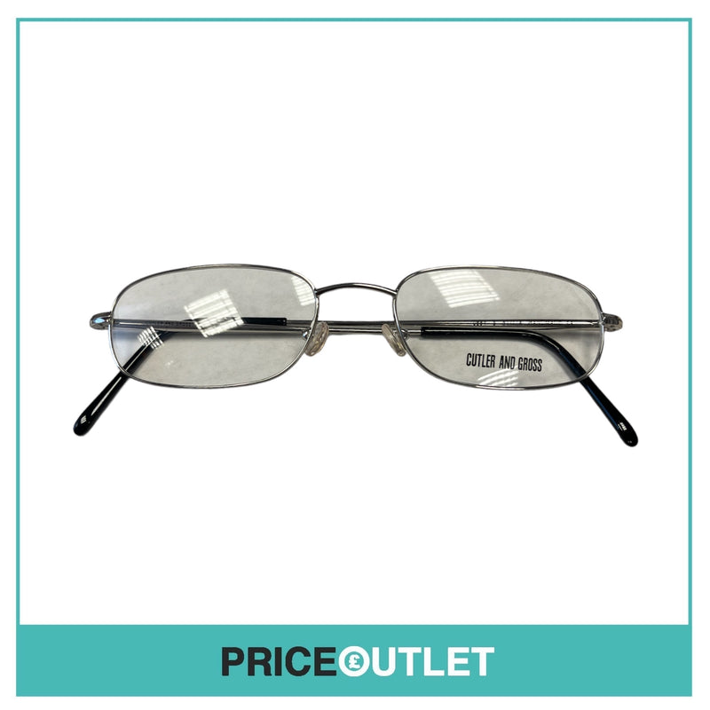 Cutler & Gross - Clear Lens Silver Frame Glasses RRP £325