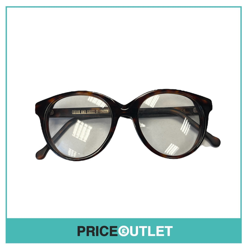 Cutler & Gross - Clear Lens Brown Tortoiseshell Frame Glasses RRP £325 (9)