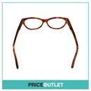 Clear Lens Orange Tortoiseshell Print Glasses RRP £325
