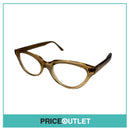Clear Lens Brown Translucent Frame Glasses RRP £325