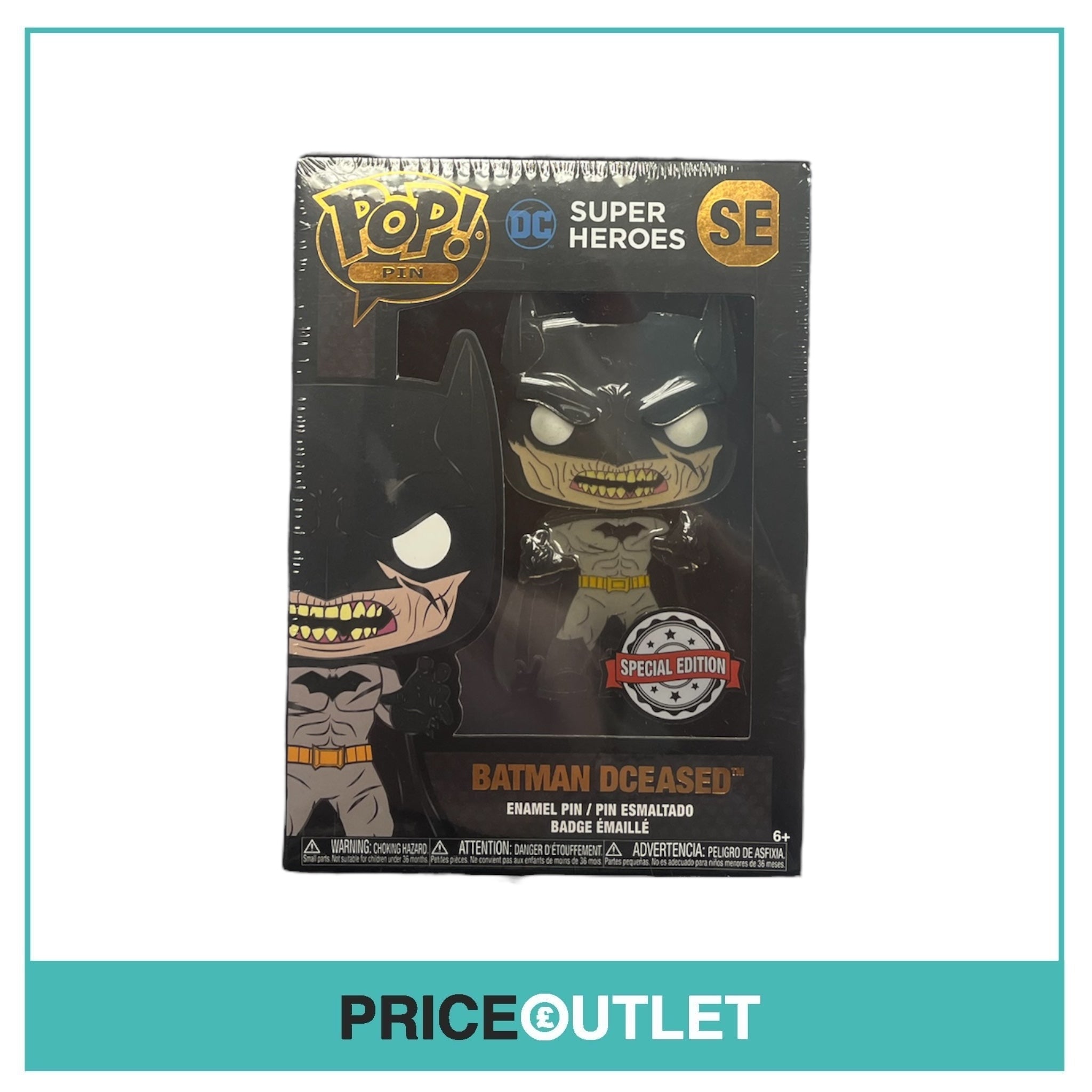 Funko - DC Super Heroes - Enamel Pin - Batman Dceased SE - BRAND NEW & SEALED
