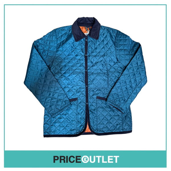 Lavenham - Raydon Mens Coat Petrol Blue - Medium - Brand New With Tags
