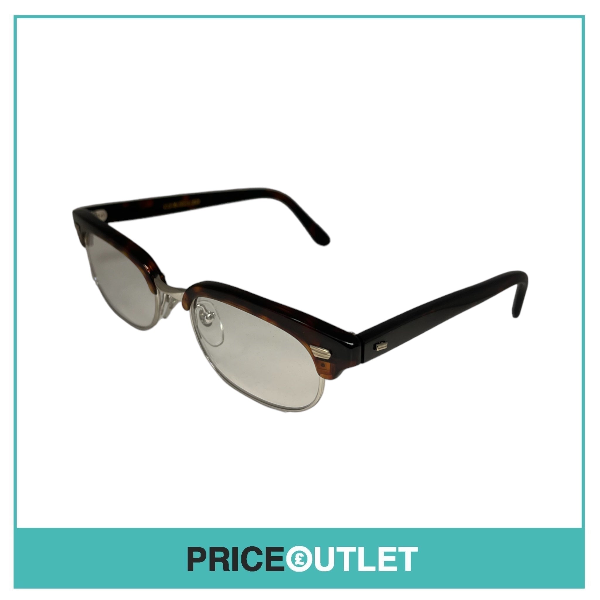 Clear Lens Tortoiseshell Print Frame Glasses RRP £325 (1)