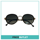 Black & Silver Round Sunglasses RRP £325