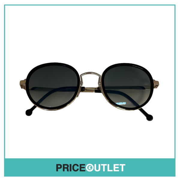 Black & Silver Round Sunglasses RRP £325