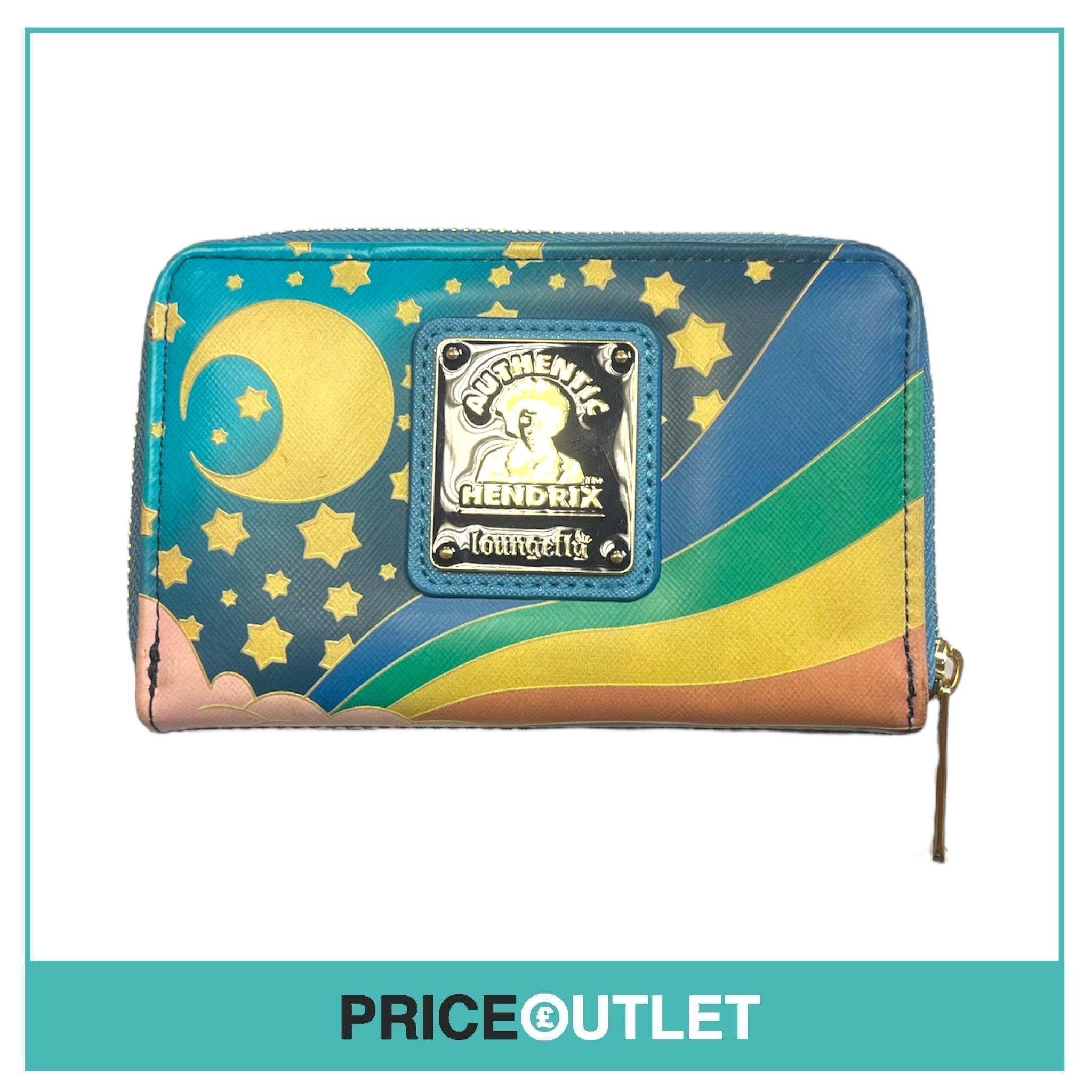 Funko Loungefly - Jimi Hendrix - Psychedelic Glow in the Dark Wallet - BRAND NEW WITH TAGS (Slight Damage)