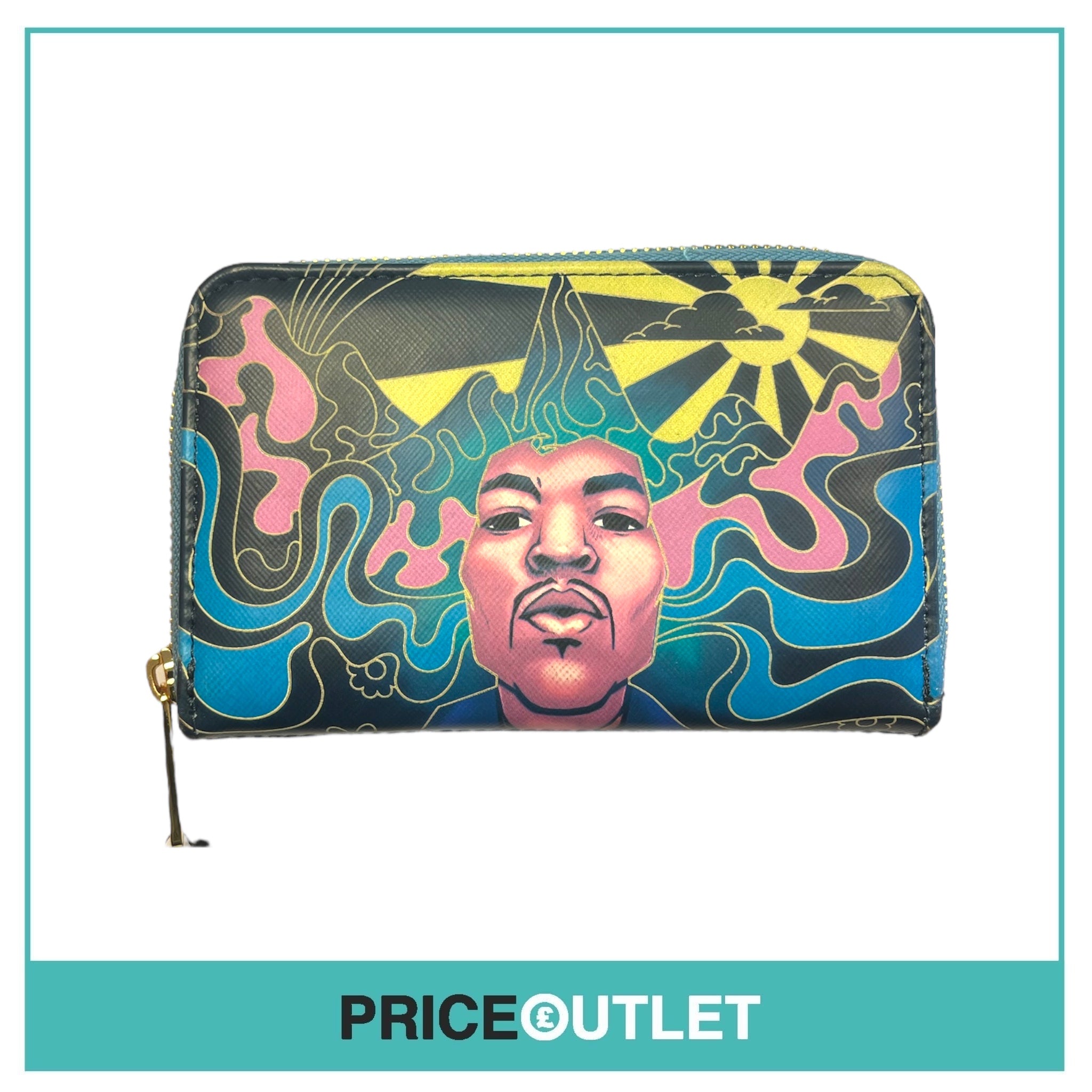 Funko Loungefly - Jimi Hendrix - Psychedelic Glow in the Dark Wallet - BRAND NEW WITH TAGS (Slight Damage)