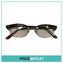 Clear Lens Brown Trim Glasses RRP £325