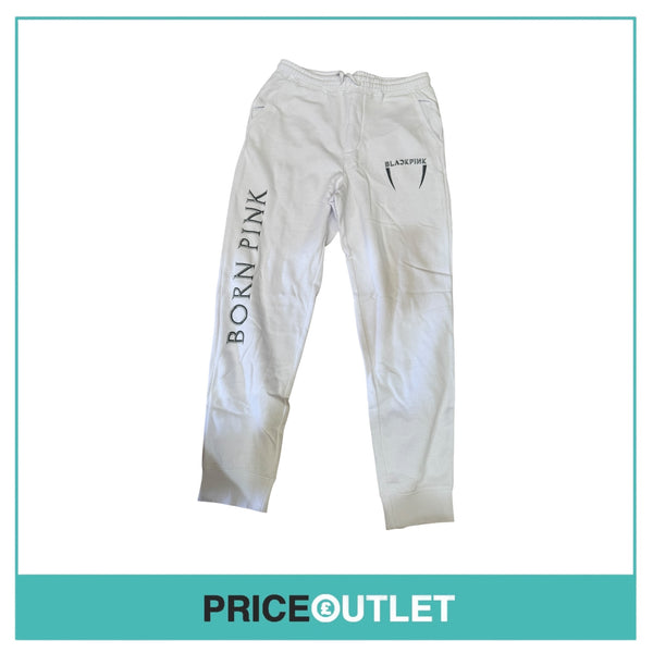 Blackpink - White Joggers - 2XL - Brand New