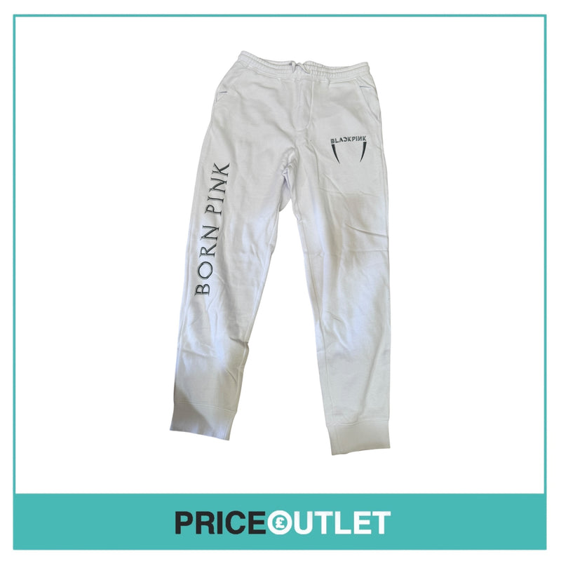 Blackpink - White Joggers - Large - Brand New