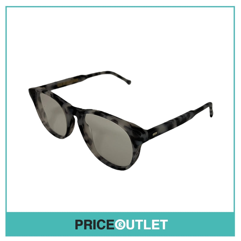 Cutler & Gross - Clear Lens Grey & Black Tortoiseshell Print Glasses RRP £325