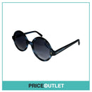 Blue Tortoiseshell Print Round Sunglasses RRP £325