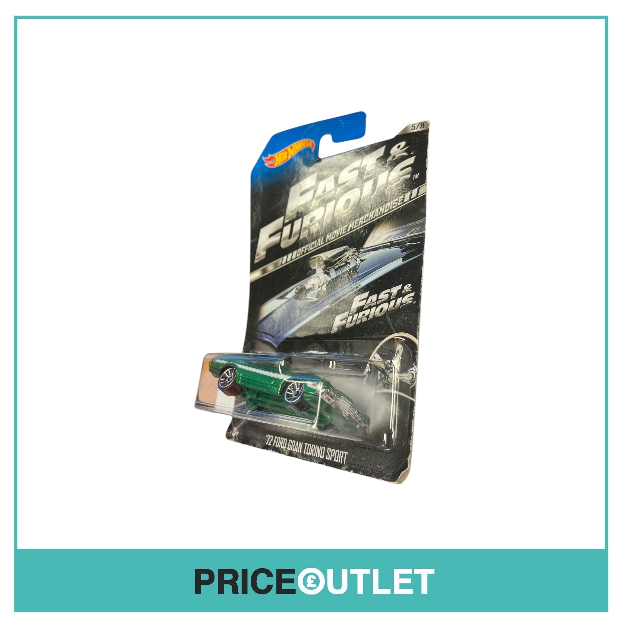 Hot Wheels - Fast & Furious - ‘72 Ford Gran Torino Sport 5/8 - Slight Damage