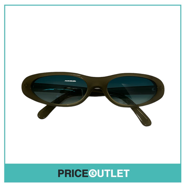 Blue Lens Green Frame Sunglasses RRP £325