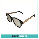 Clear Lens Black & Rose Gold Frame Glasses RRP £325