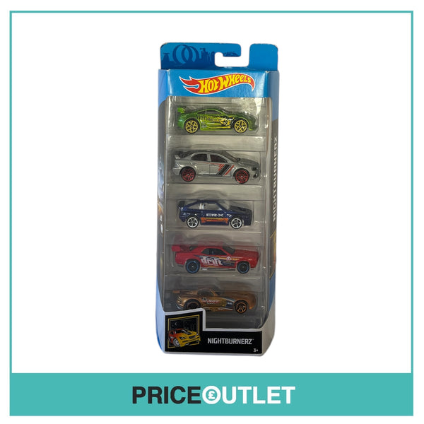 Hot Wheels - Nightburnerz (5-pack) - Damaged