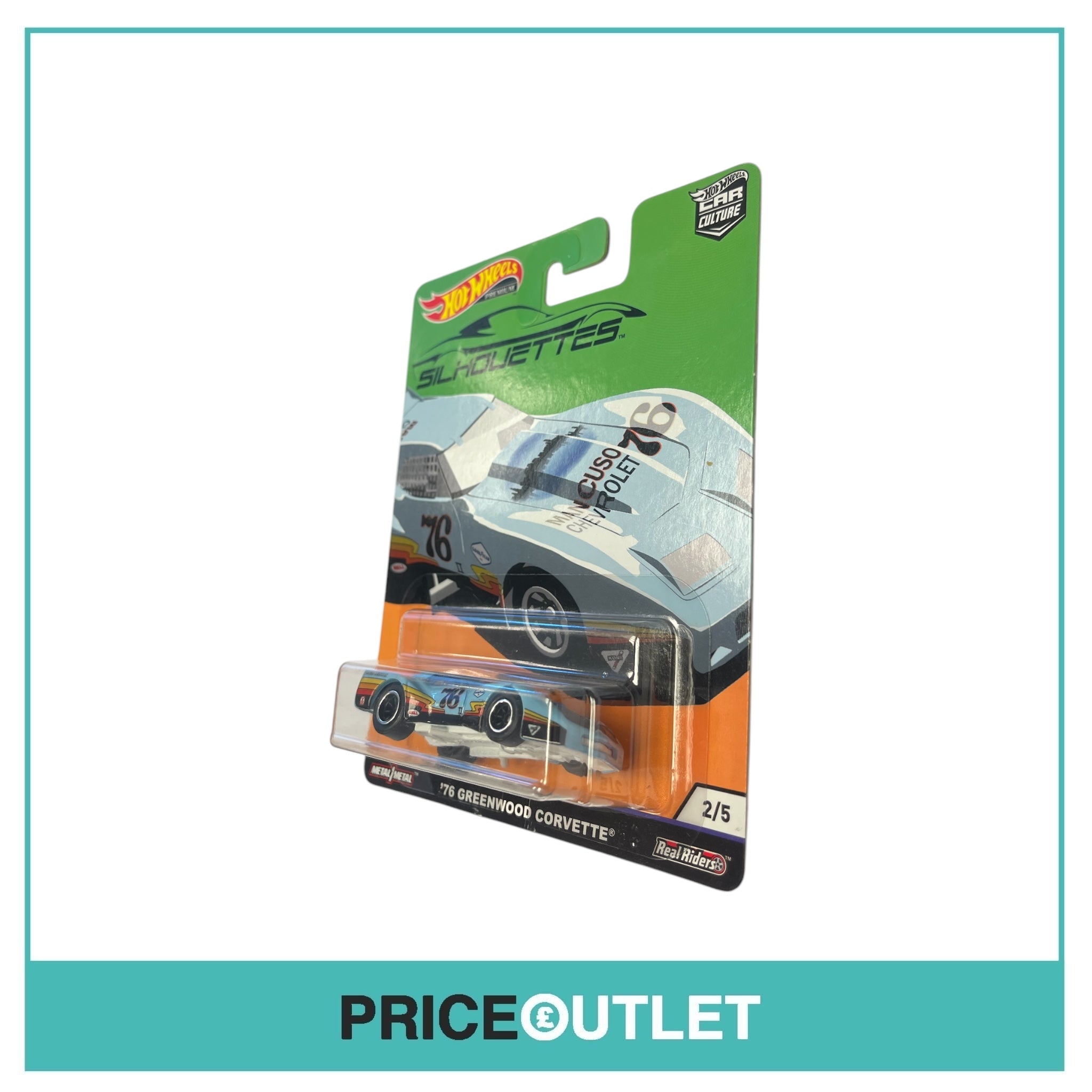 Hot Wheels - Silhouettes - ‘76 Greenwood Corvette 2/5