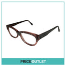 Clear Lens Pink & Grey Patterned Frame Glasses RRP £325 (1)