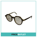 Clear Lens Brown & White Frame Glasses RRP £325