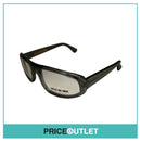 Clear Lens Dark Grey Frame Glasses RRP £325