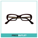 Clear Lens Red & Gold Frame Glasses RRP £325