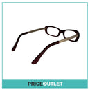 Clear Lens Red & Gold Frame Glasses RRP £325