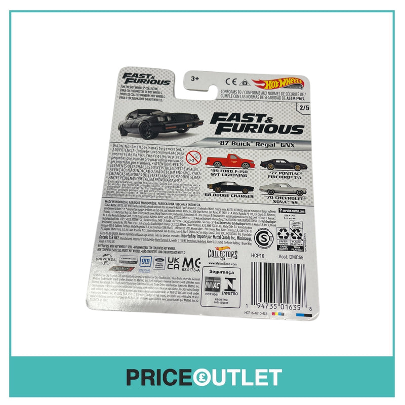 Hot Wheels - Fast & Furious - ‘87 Buick Regal GNX 2/5