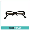 Clear Lens Black & Gold Frame Glasses RRP £325
