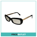 Clear Lens Black & Gold Frame Glasses RRP £325