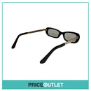 Clear Lens Black & Gold Frame Glasses RRP £325