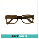 Clear Lens Light Brown Frame Glasses RRP £325