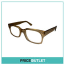Clear Lens Light Brown Frame Glasses RRP £325