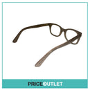 Clear Lens Black & Beige Patterned Glasses RRP £325